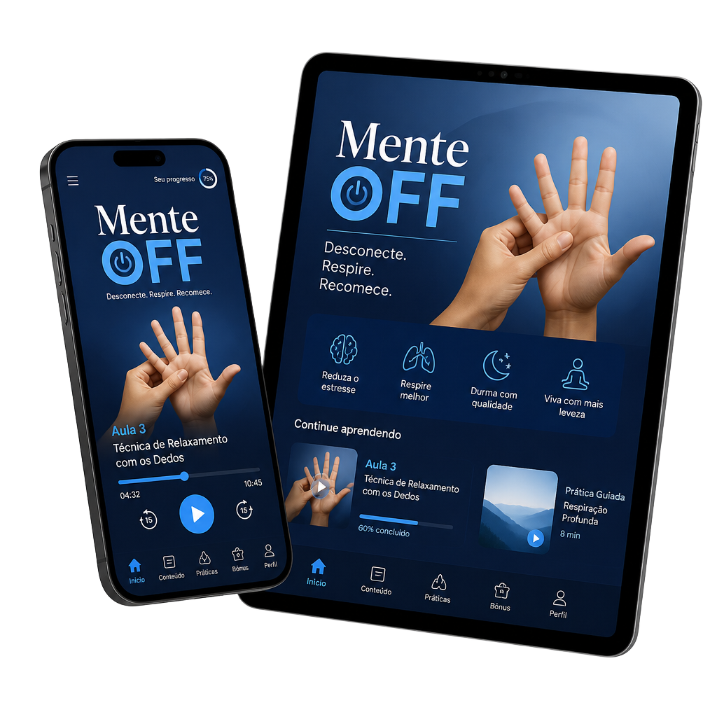Mente OFF no celular e tablet